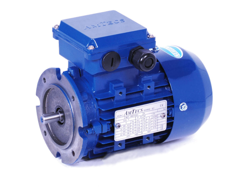 Amtecs 0.18kW (0.25HP) Three Phase Motor 4-Pole (1500 rpm) 63 Frame