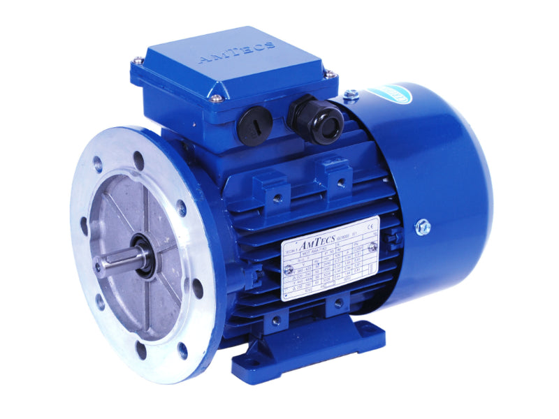 Amtecs 0.18kW (0.25HP) Three Phase Motor 4-Pole (1500 rpm) 63 Frame