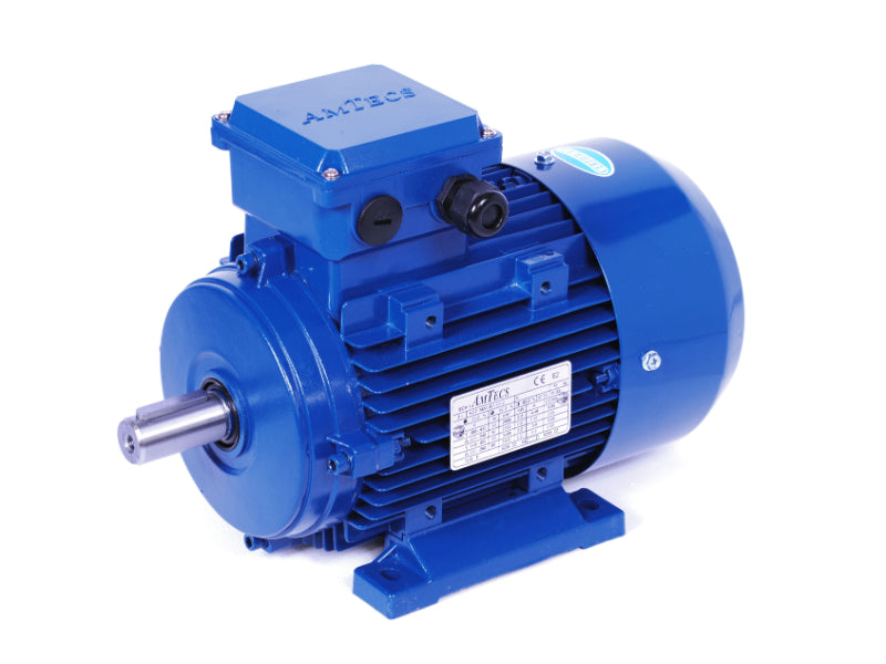 Amtecs 0.75kW (1HP) Three Phase Motor 6-Pole (1000 rpm) 90 Frame