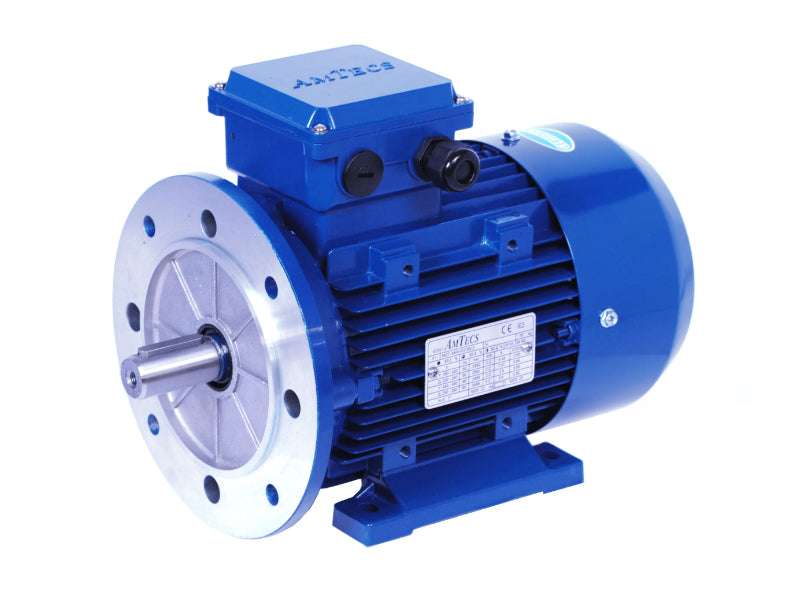 Amtecs 0.37kW (0.5HP) Three Phase Motor 8-Pole (750 rpm) 90 Frame